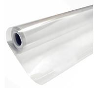 Rouleau de film en plastique transparent autocollant pour mur de cuisine et salle de bain 30 x 400 cm