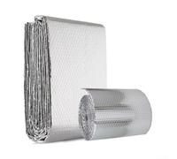 Rouleau de film réfléchissant de chaleur pour radiateurs de chauffage central, barrière thermique à économie d'énergie avec 12 coussinets autocollants, pour réduire la perte de chaleur