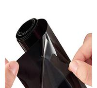Rouleau de Film Teinté Noir de Haute qualité pour Voiture, fourgonnette et véhicule. Film Solaire, Anti-reflet et Anti-Regard avec Guide d'installation. 25% lumière 53 cm x 3m