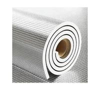 Rouleau de film thermique réfléchissant autocollant pour isolation de radiateur, barrière thermique double couche, 600 cm x 0,5 cm, solution de chauffage économe en énergie pour la maison