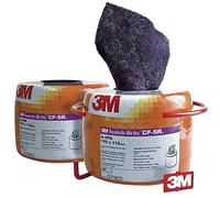 Abrasif en rouleau scotch Brite CF-SR prédécoupé - violet - grain très fin - 150 mm x 4 m 3M