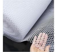Rouleau De Frais De Maille en Plastique Blanc, Réutilisable Et Découpable Jardin Feing Barrière pour Animaux De Piscine Pelouse Cerf Lapins Chiens, White, 0.5x15m/1.6x49ft