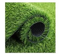 Rouleau de gazon artificiel réaliste - 1 x 10 m - 20 mm d'épaisseur - Tapis de gazon synthétique durable - Pour terrasse, jardin, balcon et école - Tapis de gazon artificiel durable (1 x 5 m)