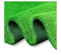 Rouleau de gazon artificiel réaliste de 20 mm de hauteur, 2 x 10 m, gazon naturel pour aménagement paysager, jardin, animaux domestiques et projets de bricolage - Solution de clôture en polyéthylène