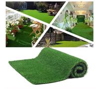 Rouleau de gazon synthétique pour intérieur/extérieur, parfait pour terrasse, jardin et zones pour chiens, 3 x 6 m, 2 x 6 m