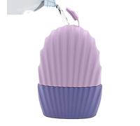 Rouleau de glace en silicone, moule à glace en silicone pour le visage | Outil de massage en forme de coquille de,Outils de soins de la peau, rouleau à réutilisable, Cube de pour le
