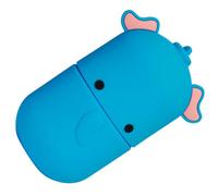 Rouleau de Glace Facial en Silicone Bleu, Moule de Massage Visage | Réutilisable, Forme Simple Créative, Format Portable, Idée Présent pour Filles