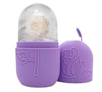Rouleau De Glace Pour Le Visage - 12 X 7 X 5 Cm, Moule De Massage Rafraîchissant En Silicone | Outil De Raffermissement De La Peau Pour La Thérapie Par La Glace Du Visage | Appareil De Relaxation