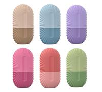 Rouleau De Glace Pour Le Visage, Lot de 6 Ice Roller Visage Et Yeux, Compresse De Glace Pour Le Visages, Bac À Glaçons, Masseur Facial Portable En Silicone Avec Rouleaux De G-Lace Pour Maison Voyages