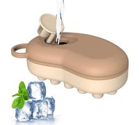 Rouleau de Glace pour le Visage - Massageur de Crâne en Silicone - Outil de Soin de la Peau pour Femmes pour la Beauté du Cuir Chevelu le Bain contre le Gonflement la Routine