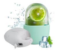 Rouleau de Glace pour Visage & Yeux - Moule en Silicone Réutilisable | Masseur Facial Réfrigérant | Forme d'Éléphant Mignonne pour Raffermir la Peau et Soulager les Poches, Réduit Pores et Cernes