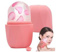 Rouleau de glace, visage de glace en silicone réutilisable, outil masseur visage pour soulager les poches, réduire les pores, les rides serrées, l'hydrate et les analgésiés.