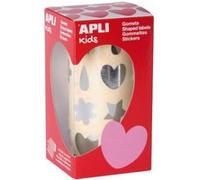 Rouleau de gommettes diverses - Argenté - 720 pcs Argenté G