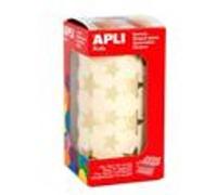 Rouleau de gommettes étoiles - Doré - 2360 pcs Doré G