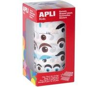 Rouleau de gommettes oeil - 1380 pcs G