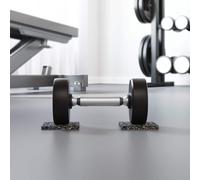 Rouleau de granulés de caoutchouc - 20 m x 12 cm - Tapis en caoutchouc robuste comme tapis de protection de bâtiment ou protection du sol pour l'atelier, la salle de sport et les besoins de bricolage