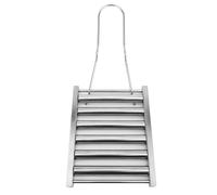 Rouleau de Gril pour Hot-Dog BBQ, Support à Rouleaux pour Hot-Dog Portable en Acier Inoxydable, Coffre-Fort avec Poignée pour Le Camping (S)