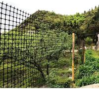 Rouleau de grillage clôture en fil fer durable et flexible plastique noir for balcon, terrasse, jardin, patio, étang, portail, grenier(1x50m(3.3x164ft))