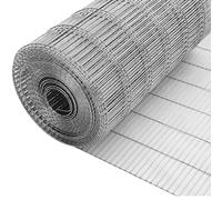 Rouleau de grillage galvanisé pour volière et jardin, trous de 1 x 10 cm, 0,8 x 15 m, clôture antirouille pour lapin et poulet, clôture extérieure en maille métallique