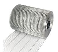 Rouleau de grillage galvanisé soudé 0,6 x pour volaille, clôture de volaille, grillage de poulet, trous de 10 cm, diamètre de 1,8 mm, tissu argenté