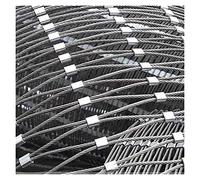 Rouleau De Grillage Galvanisé, Souple Câble De Maille D'acier Inoxydable Maille De Câble De Balustrade Pour Pont Escalier Balcon Filet Anti-chute Écran De Clôture De Jardin