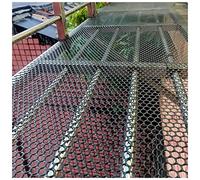 Rouleau de grillage hexagonal en plastique pour poulailler et poulailler Noir 0,5 x 25 m