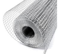 Rouleau de grillage pour poulet, tissu de quincaillerie en acier inoxydable robuste, treillis métallique soudé pour le jardin pour filet de volaille et clôture de cage