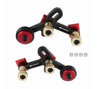 Rouleau de guidage à roulement gauche-droite, ensemble de roues de guidage d’alimentation pour le travail du bois avec rotation unidirectionnelle, rouleau en alliage d’aluminium