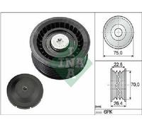 Rouleau De Guidage INA Pour Courroie Crantée 532 0344 10 Pour BMW