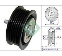 Rouleau De Guidage INA Pour Courroie Crantée 532 0700 10 Pour Chevrolet