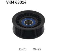 Rouleau De Guidage SKF Pour Courroie À Nervures VKM 63014 Pour Honda Jeep