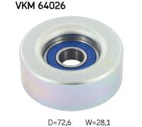 Rouleau De Guidage SKF Pour Courroie Crantée VKM 64026 Pour Mazda