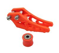 Rouleau de guide de chaîne compatible avec les modèles de vélo de saleté 125 200 250 300 350 400 450 520 525 530 Exc SX MXC SXS Motorcycle Chain Guard Rouleau(Orange)