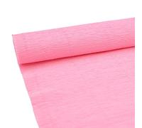 Rouleau de guirlande en papier crêpe de qualité supérieure de 70g pour la fabrication de fleurs, blanc, vert, rose, 25 cm de large, 2,5 m de long(rose pêche)