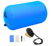 Rouleau de gymnastique gonflable - vidaXL - 100x60 cm - PVC - Bleu