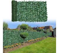 Rouleau de haie artificielle pour jardin, balcon, cour et piscine - Panneaux de clôture décoratifs de 1 x 8 m pour une plus grande intimité et un attrait esthétique