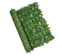 Rouleau De Haie De Lierre Artificiel 19,6x78,7in - Panneau De Décoratif En Fausses Feuilles De Lierre - Haie De Protection Contre Les Intempéries, Résistant Aux UV Et À La Décoloration, Pour L