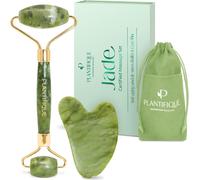 Rouleau De Jade Et Gua ShaMassage Du Visage Avec Guasha Et Roller En Pierre VéritableIdée Cadeau Anti-Âge Pour FemmeMasseur Pour Le Soin Du Corps