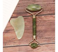 Rouleau De Jade Pour Le Visage, Rouleau Fin Pour Le Corps, Masseur En Pierre, Outil De Relaxation, Soins De Santé, 1 Ensemble