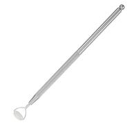 Rouleau de Jade Visage, Masseur Oculaire en Acier Inoxydable | Pont Nasal Contour Yeux, Format Portable Argenté, Usage Voyage et Préparation Maquillage