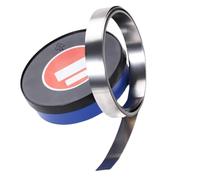 Rouleau de joint d'étanchéité de précision en acier inoxydable 304, 12,7 mm de large x 1 mètre de long, épaisseur 0,005 mm-0,05 mm, 1 pièce(Thickness:0.03mm)