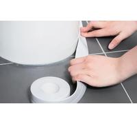 Rouleau de joints adhésifs pour cuisine et salle de bain : 22 mm / Blanc / x 2