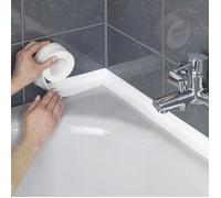 Rouleau de Joints Adhésifs - SHOP-STORY - Blanc - Épaisseur 3.8cm - Longueur 3.2m - Facile à appliquer