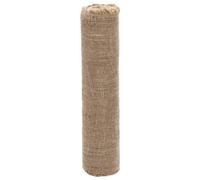Rouleau de jute 0,5 x 15 m 100 % jute naturelle 200 g/m² pour décoration et accessoire de maison comme chemin de table, couronne, guirlande, décoration d'intérieur, décoration polyvalente et travaux