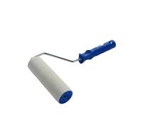 Rouleau de laine de 180 mm, avec manche et recharge, idéal pour peindre de grandes surfaces et obtenir une finition lisse.