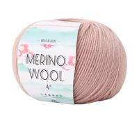 Rouleau de laine peignée douce pour débutants, crochet, écharpe, projet de tricot - 130 m x 50 g