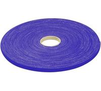 Rouleau de lien auto-agrippant largeur 10 mm - bleu - 20 m