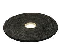 Rouleau de lien auto-agrippant largeur 10 mm - noir - 20 m