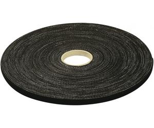 Rouleau de lien auto-agrippant largeur 15 mm - noir - 10 m