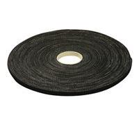 Rouleau de lien auto-agrippant largeur 16 mm - noir - 20 m